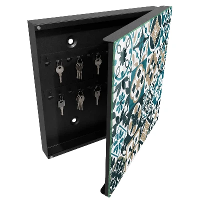 Key box for wall Moroccan tiles