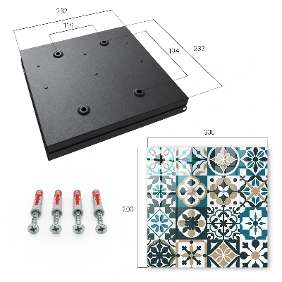 Key box for wall Moroccan tiles