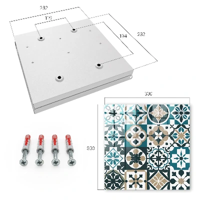 Key box for wall Moroccan tiles