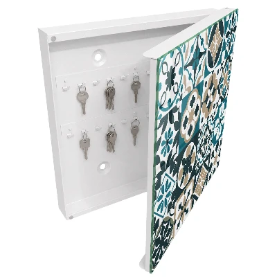 Key box for wall Moroccan tiles
