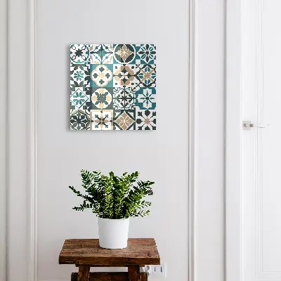 Key box for wall Moroccan tiles
