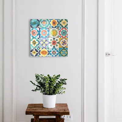 Wall mounted key box Floral patterns