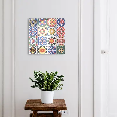 Key cabinet Floral mosaic