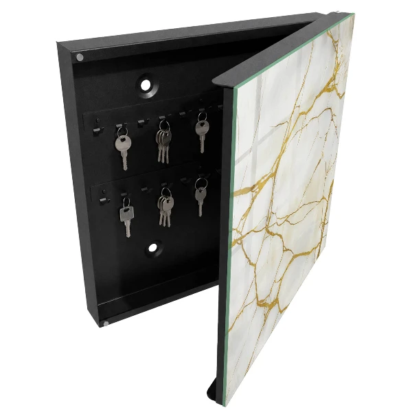 Key box for wall Elegant marble