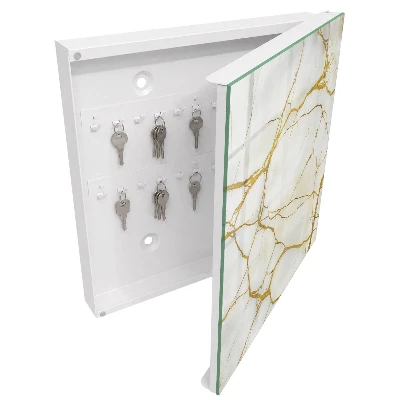 Key box for wall Elegant marble