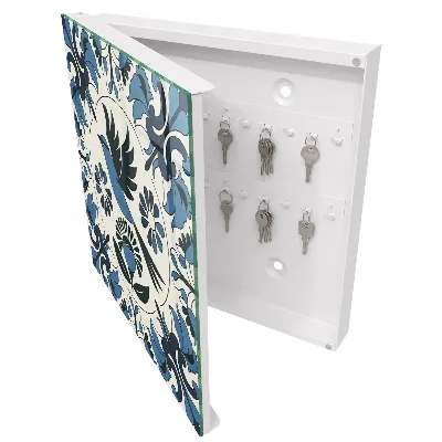 Wall mounted key box Blue bird