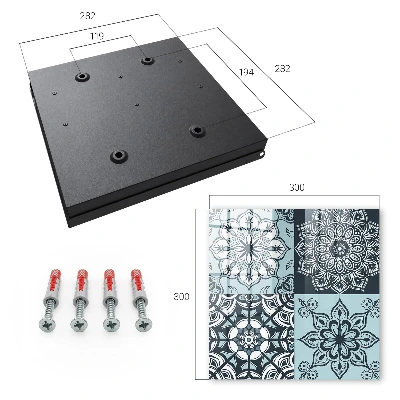 Key cabinet Geometric patterns