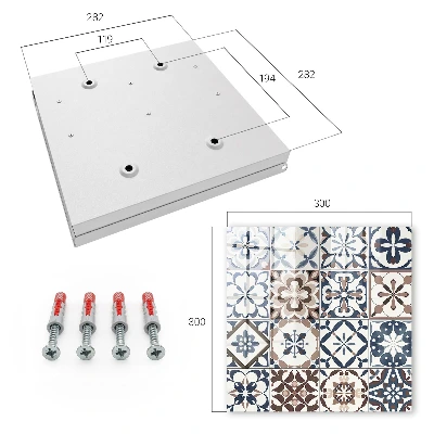 Key box for wall Arabesque mosaic