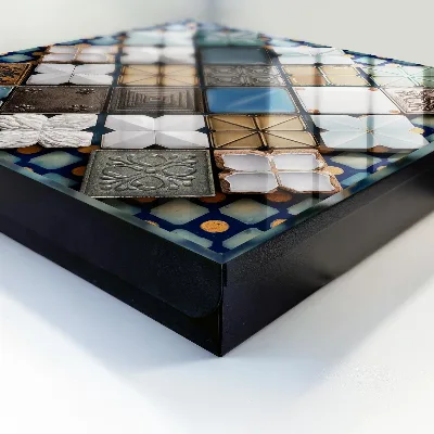 Wall mounted key box Tile patterns