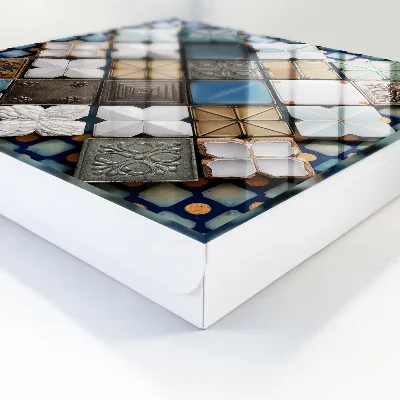Wall mounted key box Tile patterns