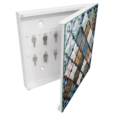 Wall mounted key box Tile patterns