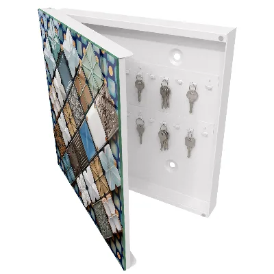 Wall mounted key box Tile patterns