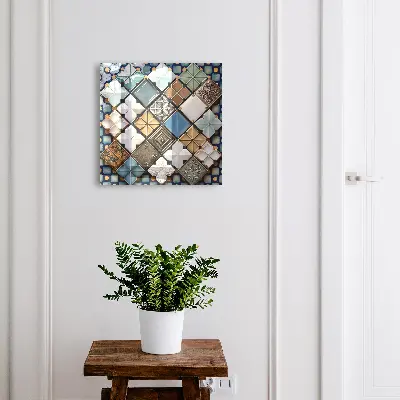 Wall mounted key box Tile patterns