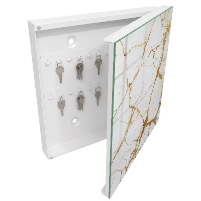 Key cabinet Marbled pattern