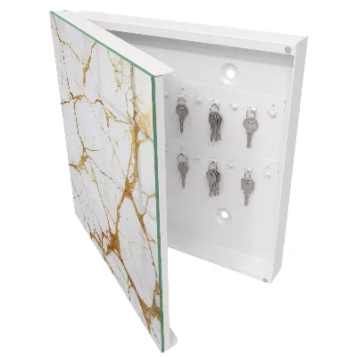 Key cabinet Marbled pattern