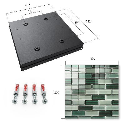 Wall mounted key box Green wall