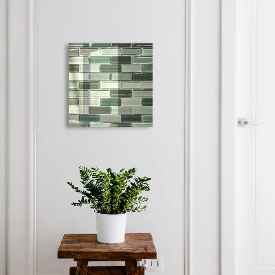 Wall mounted key box Green wall