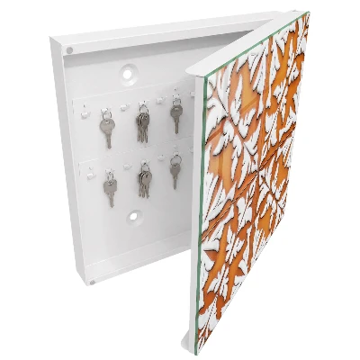 Key box for wall Plant motif
