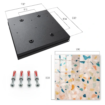 Wall mounted key box Creative mosaic