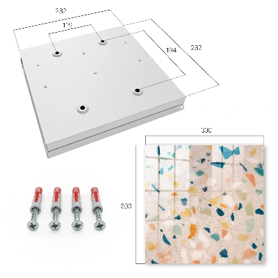 Wall mounted key box Creative mosaic