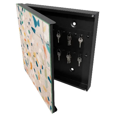 Wall mounted key box Creative mosaic