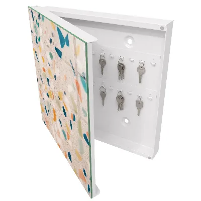 Wall mounted key box Creative mosaic