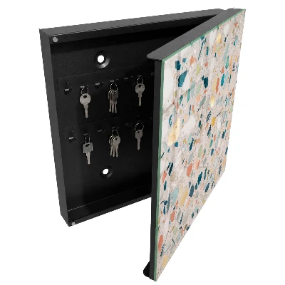 Key cabinet Colorful mosaic