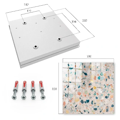 Key cabinet Colorful mosaic
