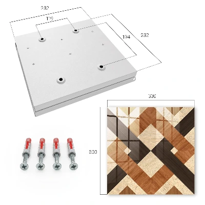 Key cabinet Modern geometry