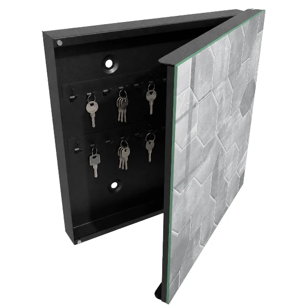 Key box for wall Grey geometry