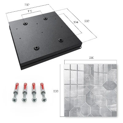 Key box for wall Grey geometry