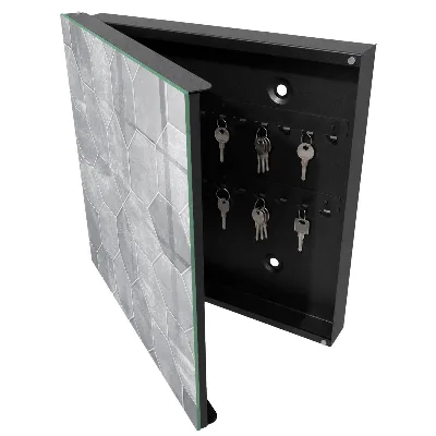 Key box for wall Grey geometry