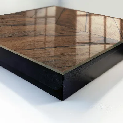 Key box for wall Wood herringbone