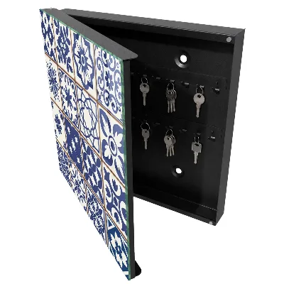 Wall mounted key box Retro mosaic