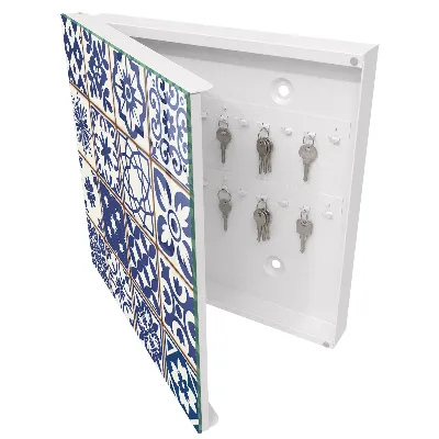 Wall mounted key box Retro mosaic