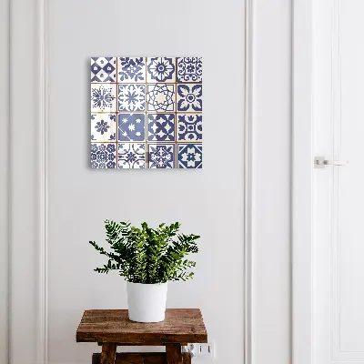 Wall mounted key box Retro mosaic
