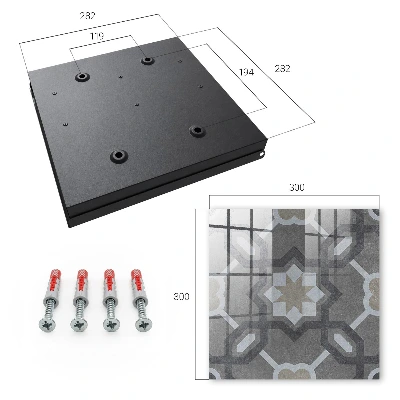 Key cabinet Geometric elegance