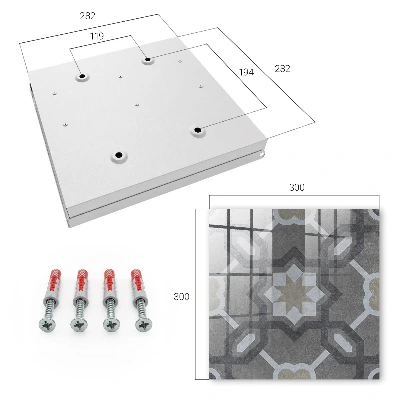 Key cabinet Geometric elegance