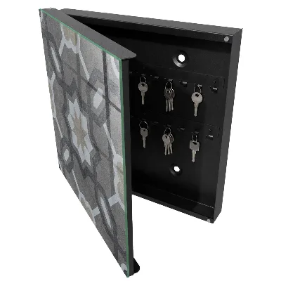 Key cabinet Geometric elegance