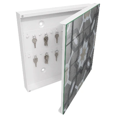 Key cabinet Geometric elegance