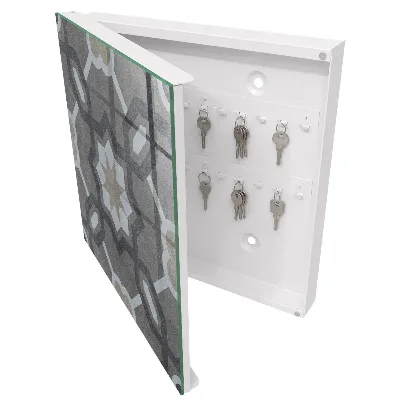 Key cabinet Geometric elegance