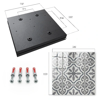 Key box for wall Geometric pattern
