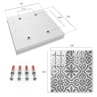 Key box for wall Geometric pattern