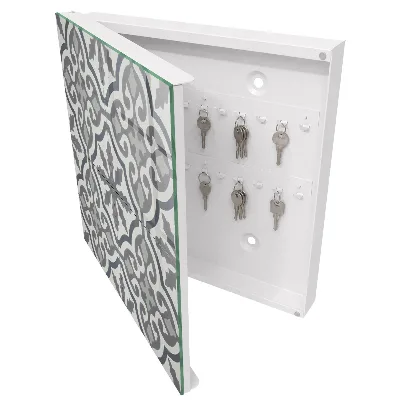 Key box for wall Geometric pattern