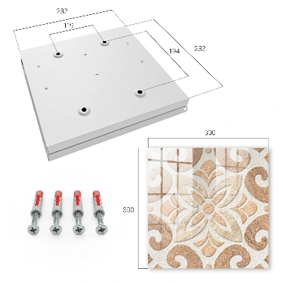Wall mounted key box Beige elegance