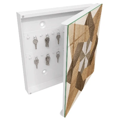 Key cabinet Wooden star