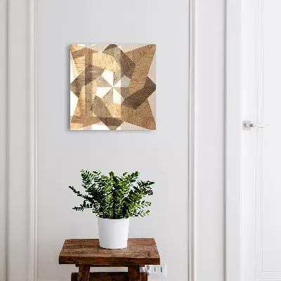 Key cabinet wooden star design