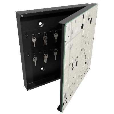 Key box for wall Grey pattern
