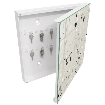 Key box for wall Grey pattern