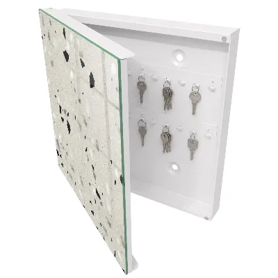 Key box for wall Grey pattern